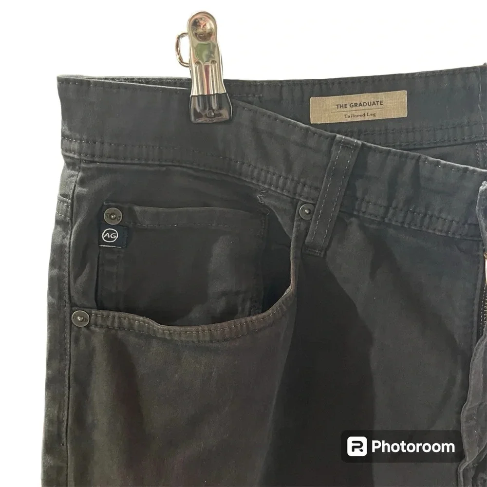 ADRIANO GOLDSCHMIED ~ Men’s The Graduate Tailored Leg Black Pants